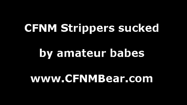 Blowjobs by group of CFNM amateurs at party