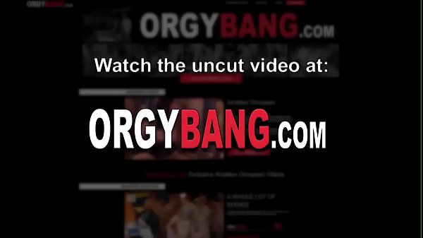 Gangbanged babes sprayed