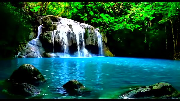 Waterfall In A Jungle, So Peaceful UPGRADED 200…