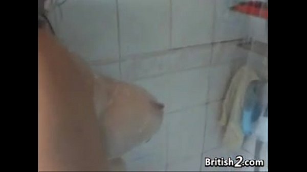 Beautiful British Mother Takes A Shower