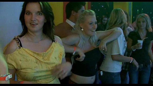 Brunette slots sucking hard cock