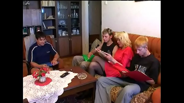 Russian Mature with three young boys