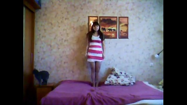 Striptease young girl