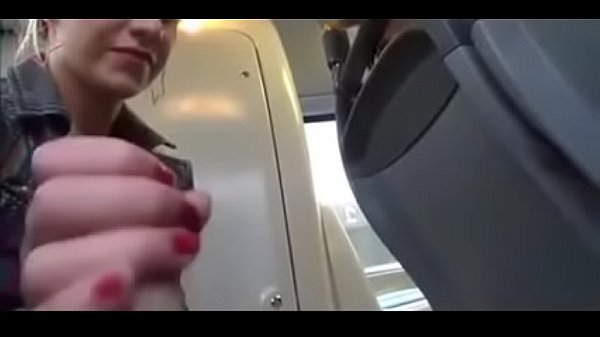 Gorgeous Blondes Share Cum in a Public Bus