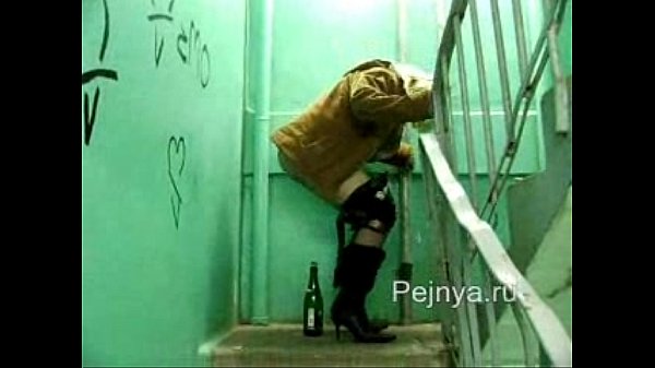 Russian plays with bottle