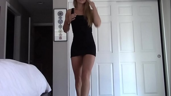 Blonde Girl in tight black Dress sucks and fucks big Dick – 7dope.com